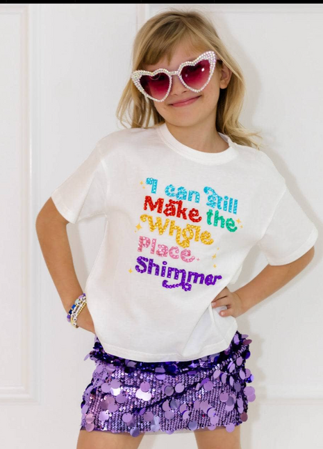 Shimmer Rainbow Gem Crystal T-Shirt