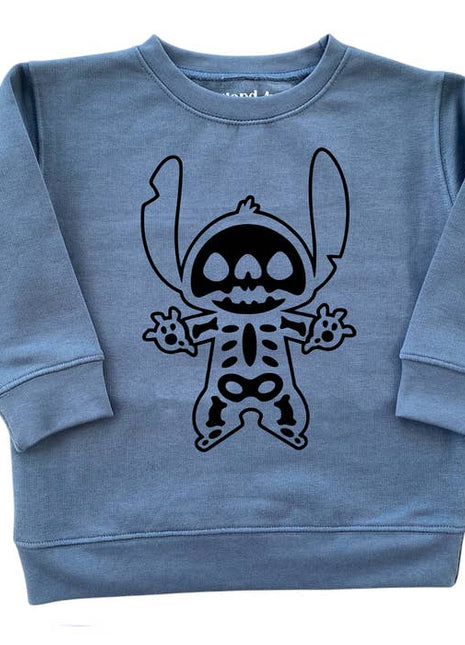 Holland Ave Clothing Skeleton Stitch Sweatshirt