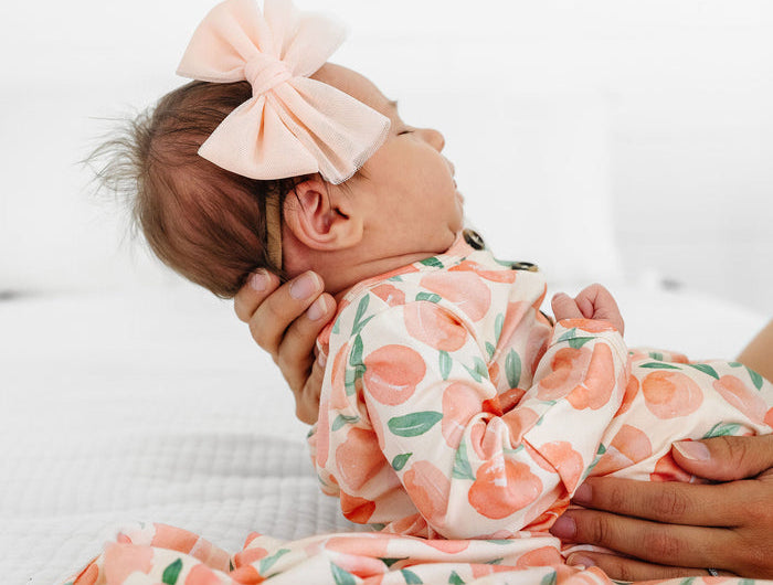 Model Wearing Lou Lou & Company Georgia Knotted Gown