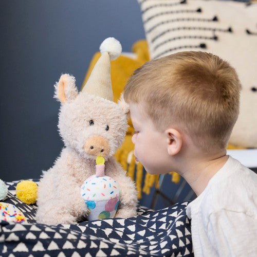 Model With Demdaco Piggy Wigg The Mechanical Singing Birthday Pig