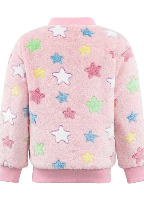 Lola And The Boys Pinky Fuzzy Reversible Bomber Back