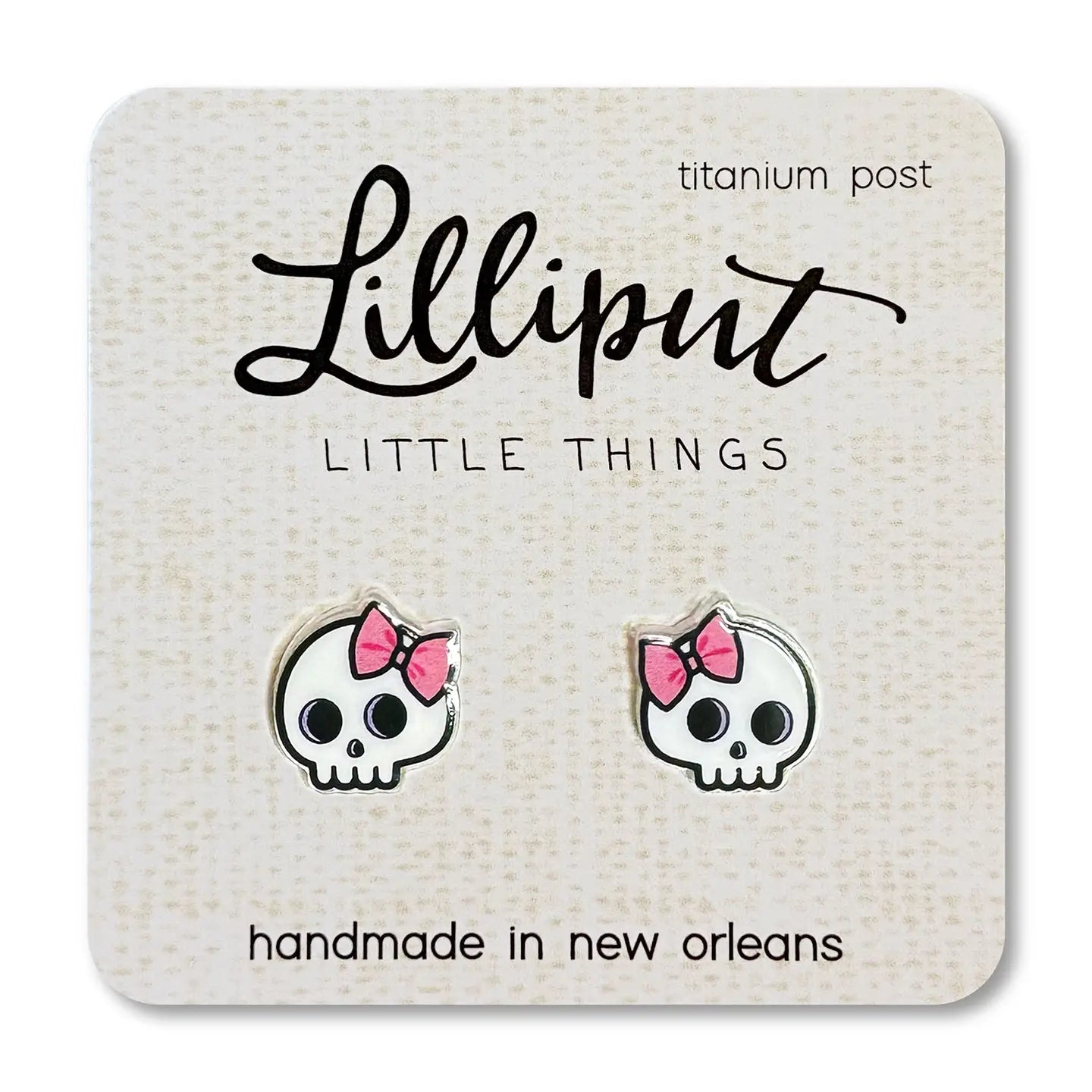 Lilliput Little Things Cute Skull Earrings