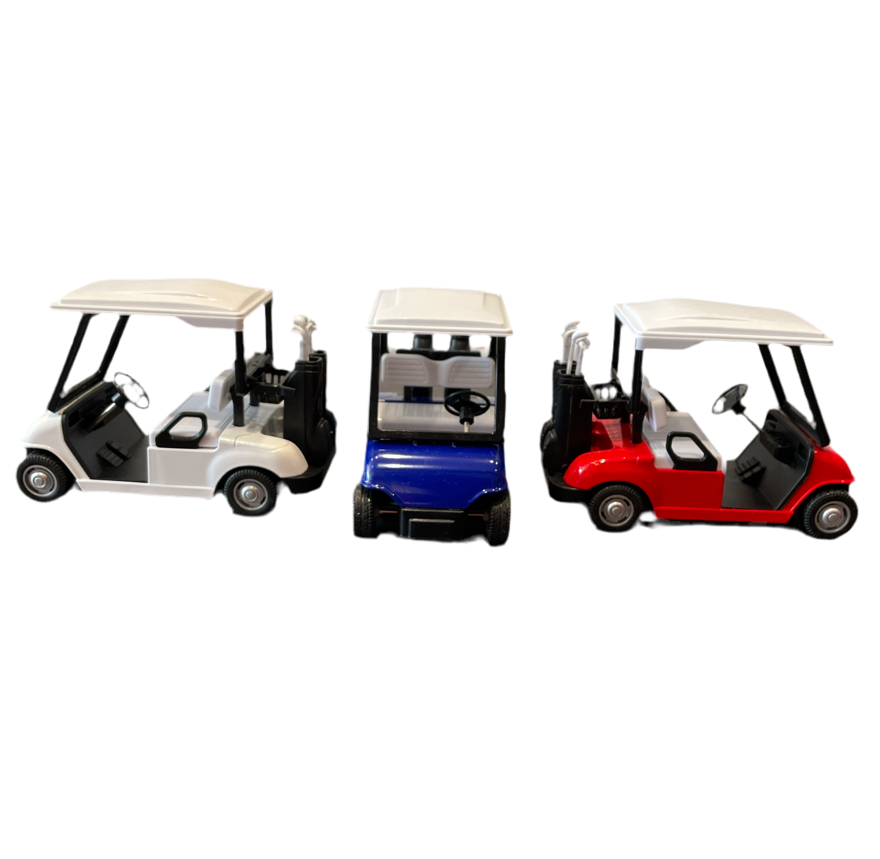 Toysmith Rollin' Pull-Back Golf Cart-Toy Car, Die Cast