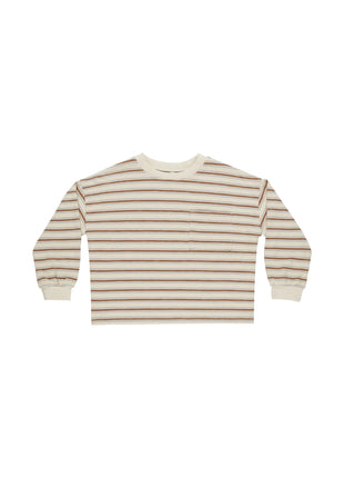 Rylee +Cru Relaxed Long Sleeve Tee || Vintage Stripe