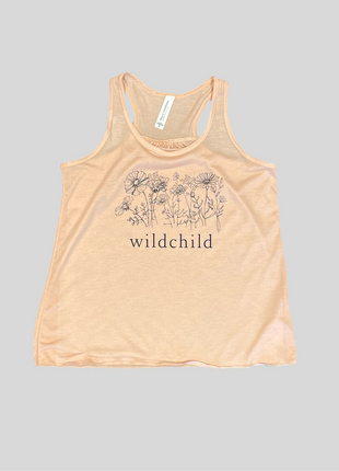 Wild Child Floral Racerback Tank