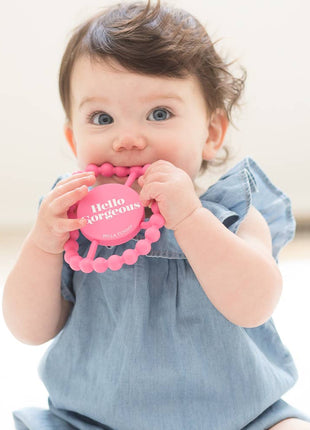 Model Using Hello Gorgeous Happy Teether
