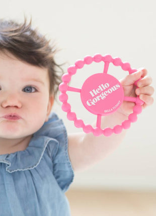 Model Using Hello Gorgeous Happy Teether
