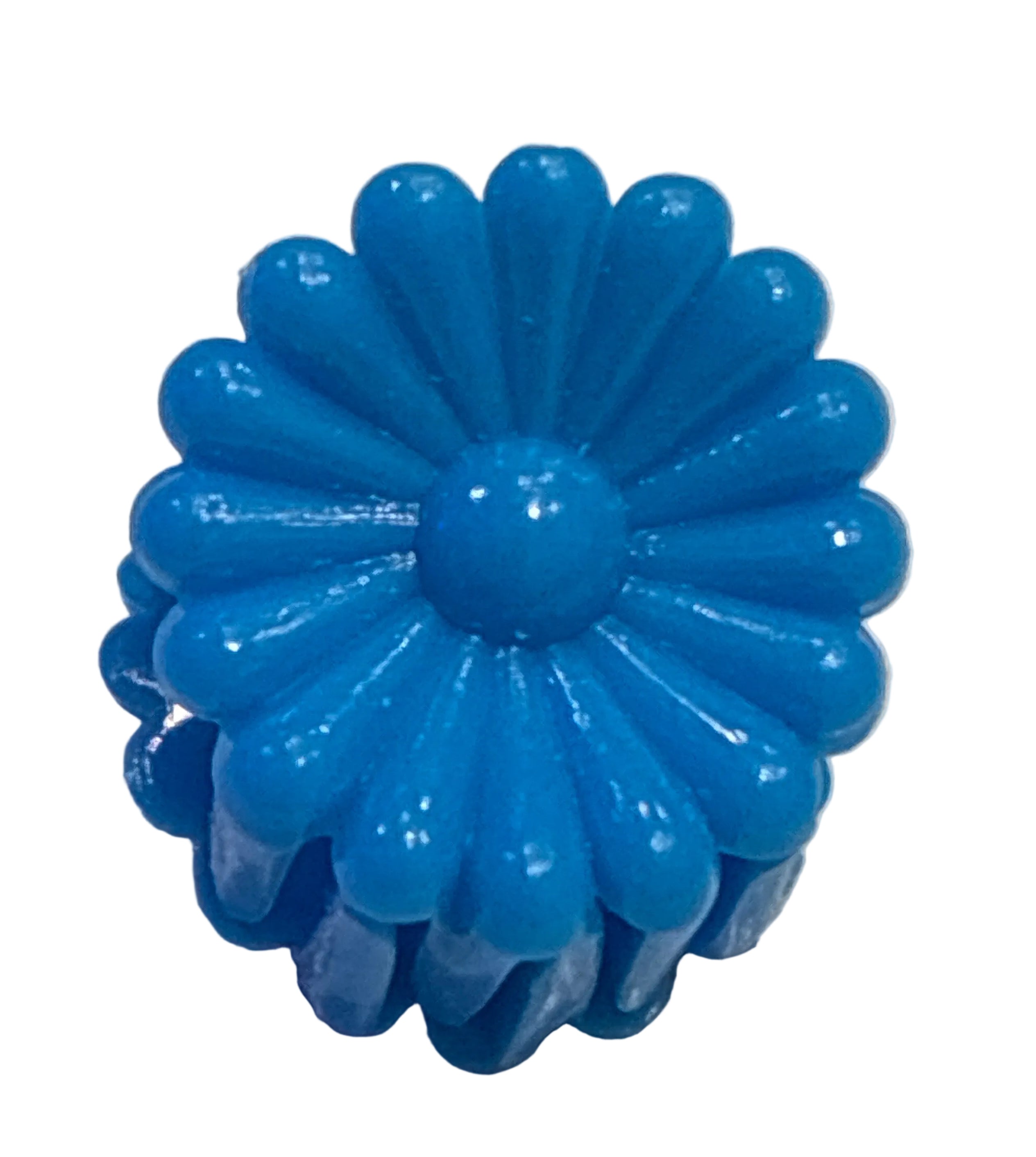 Chrysanthemum Mini Clips - Blue
