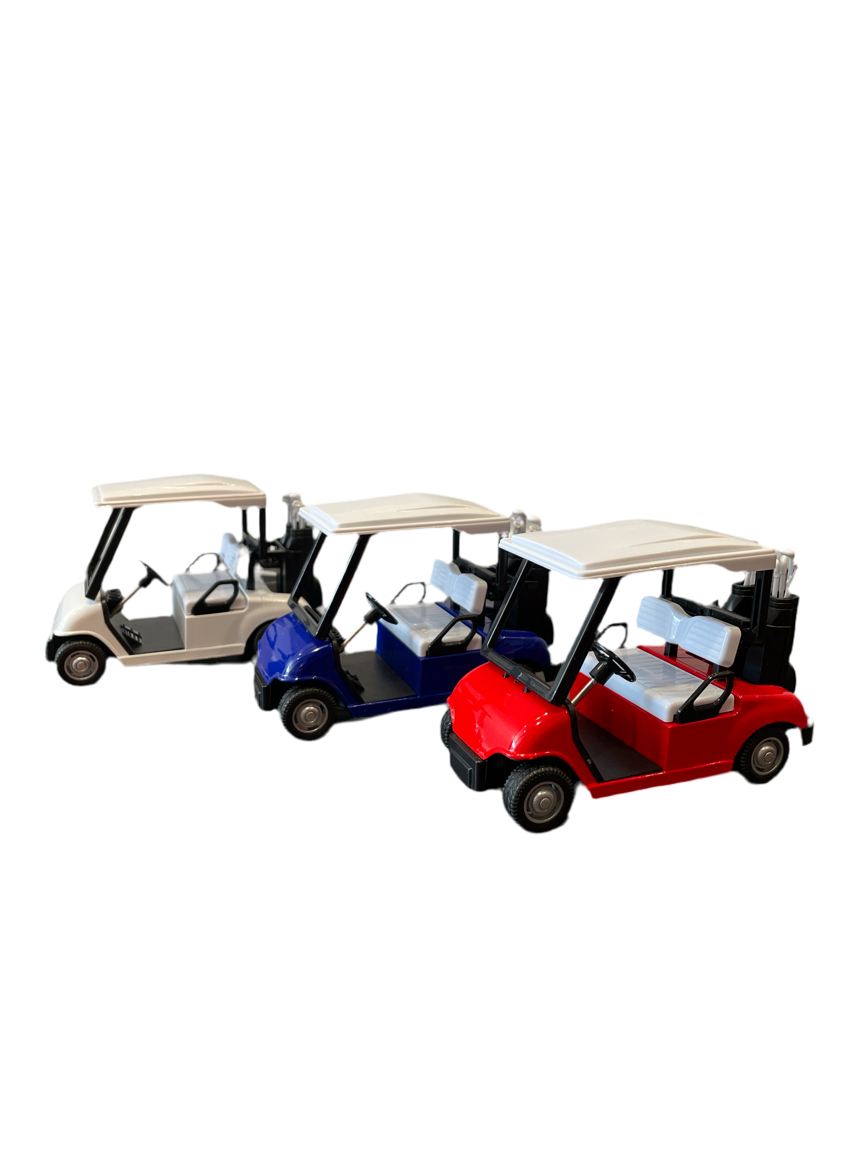 Toysmith Rollin' Pull-Back Golf Cart-Toy Car, Die Cast