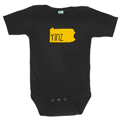 Inclined Designs Burgh Bits: Yinz Pittsburgh Toddler Tee or Infant Bodysuit