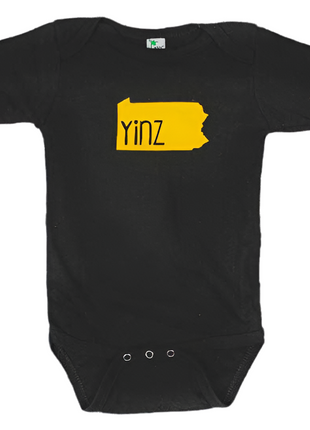 Inclined Designs Burgh Bits: Yinz Pittsburgh Toddler Tee or Infant Bodysuit