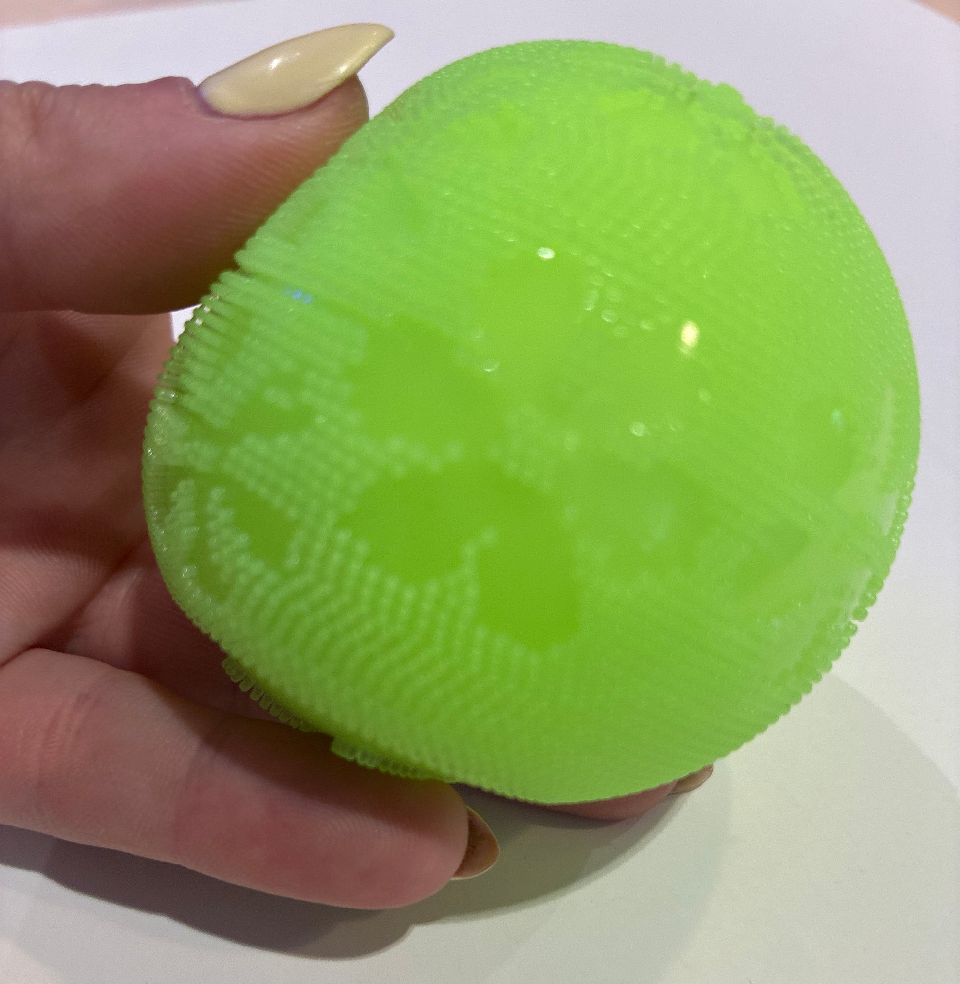 Kids Charm Online Squishy Fuzz Ball - Green