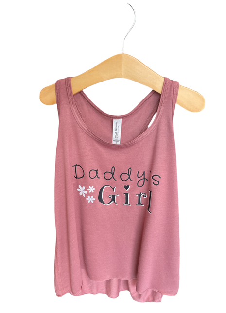 Daddy's Girl Racerback Tank Mauve
