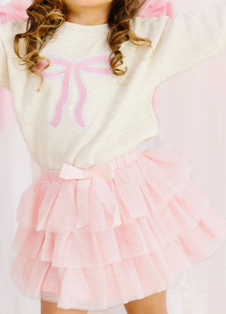 Coquette Bow Patch Sweatshirt