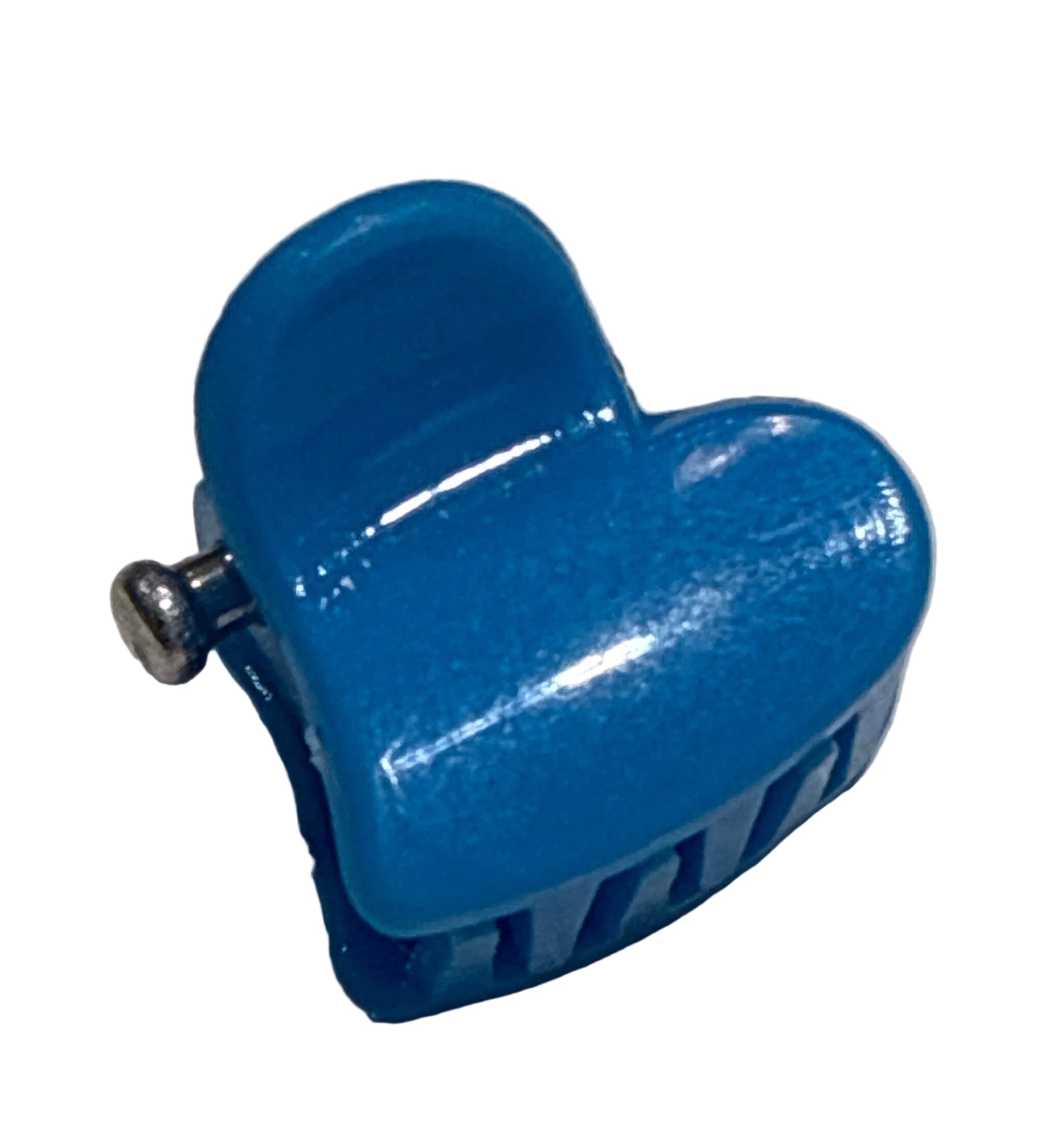 Tiny Heart Clips - Blue