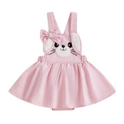 Urban Tots Pink Easter Bunny Romper Dress