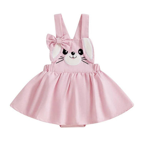 Urban Tots Pink Easter Bunny Romper Dress