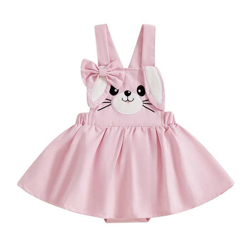 Urban Tots Pink Easter Bunny Romper Dress