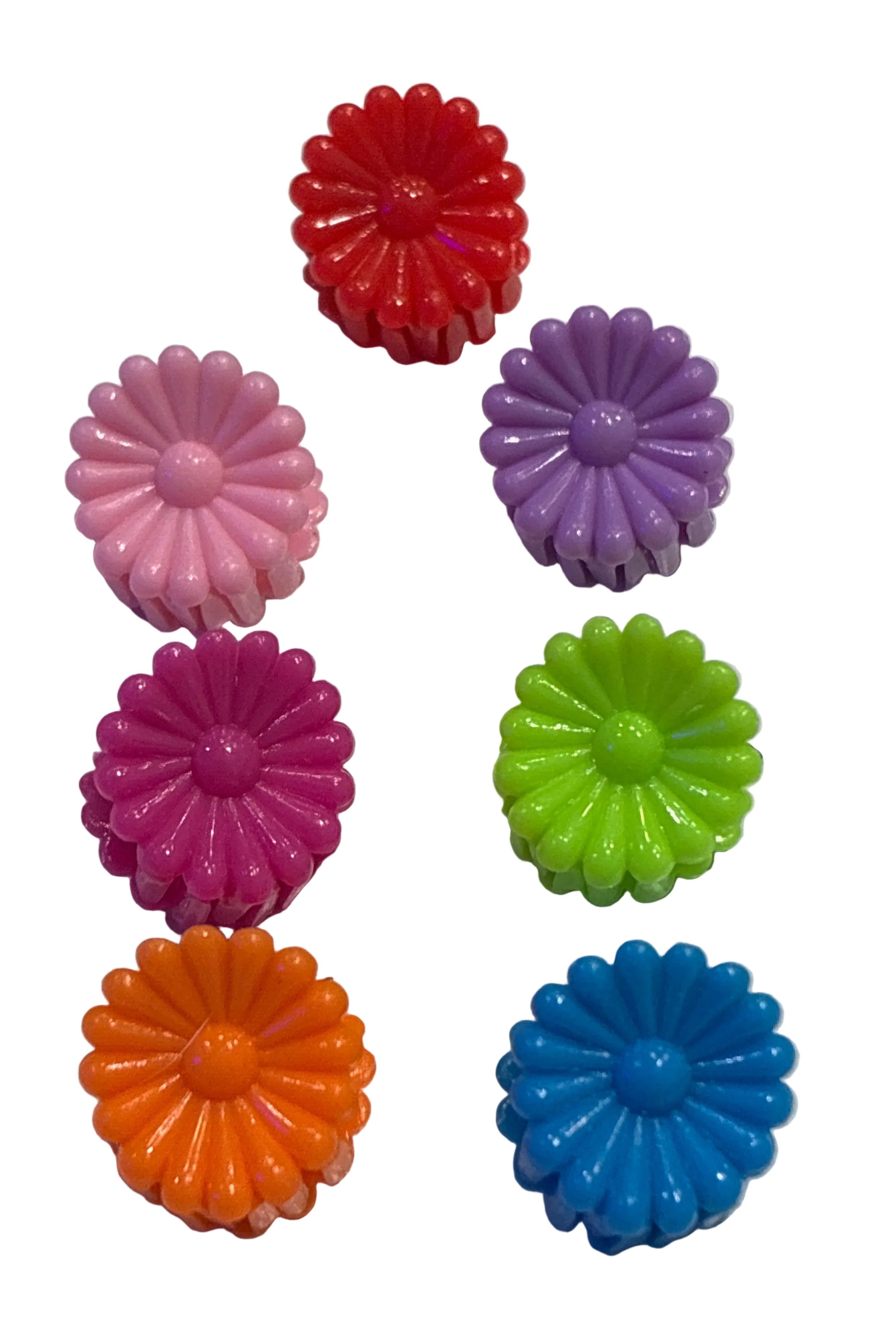 Chrysanthemum Mini Clips - Assorted Colors