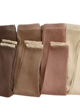 Organic Cotton Ruffle Leggings