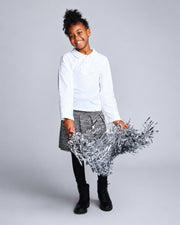 Yoke Pleated Skirt