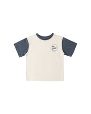 Contrast Short Sleeve Tee|| Nautical Flag