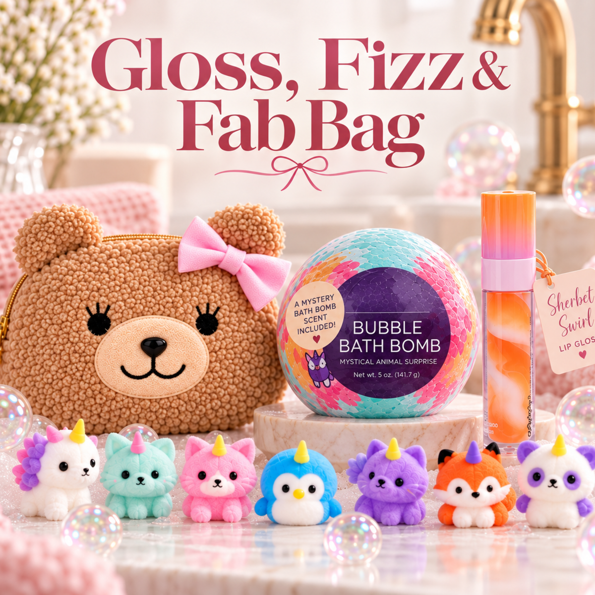 Gloss, Fizz & Fab Gift Bundle Bag