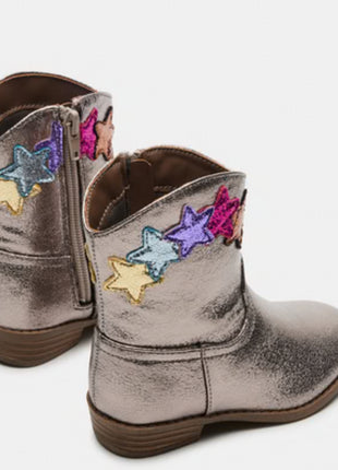 Steve Madden Trinesa Pewter Footwear from the back