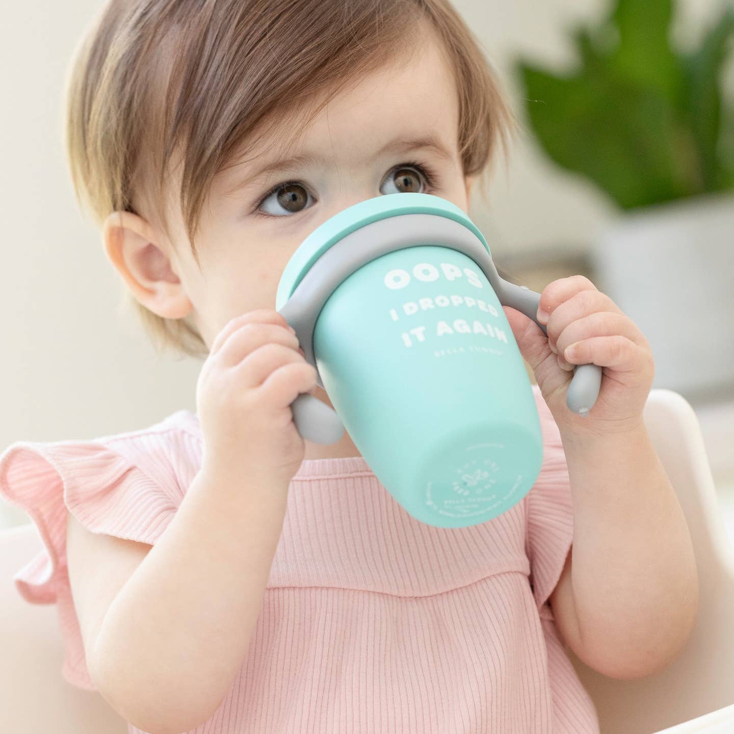Model Using Bella Tunno Dropped It Again Happy Sippy Cup