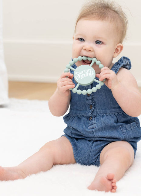 Model Using Bella Tunno Aunties Sidekick Happy Teether