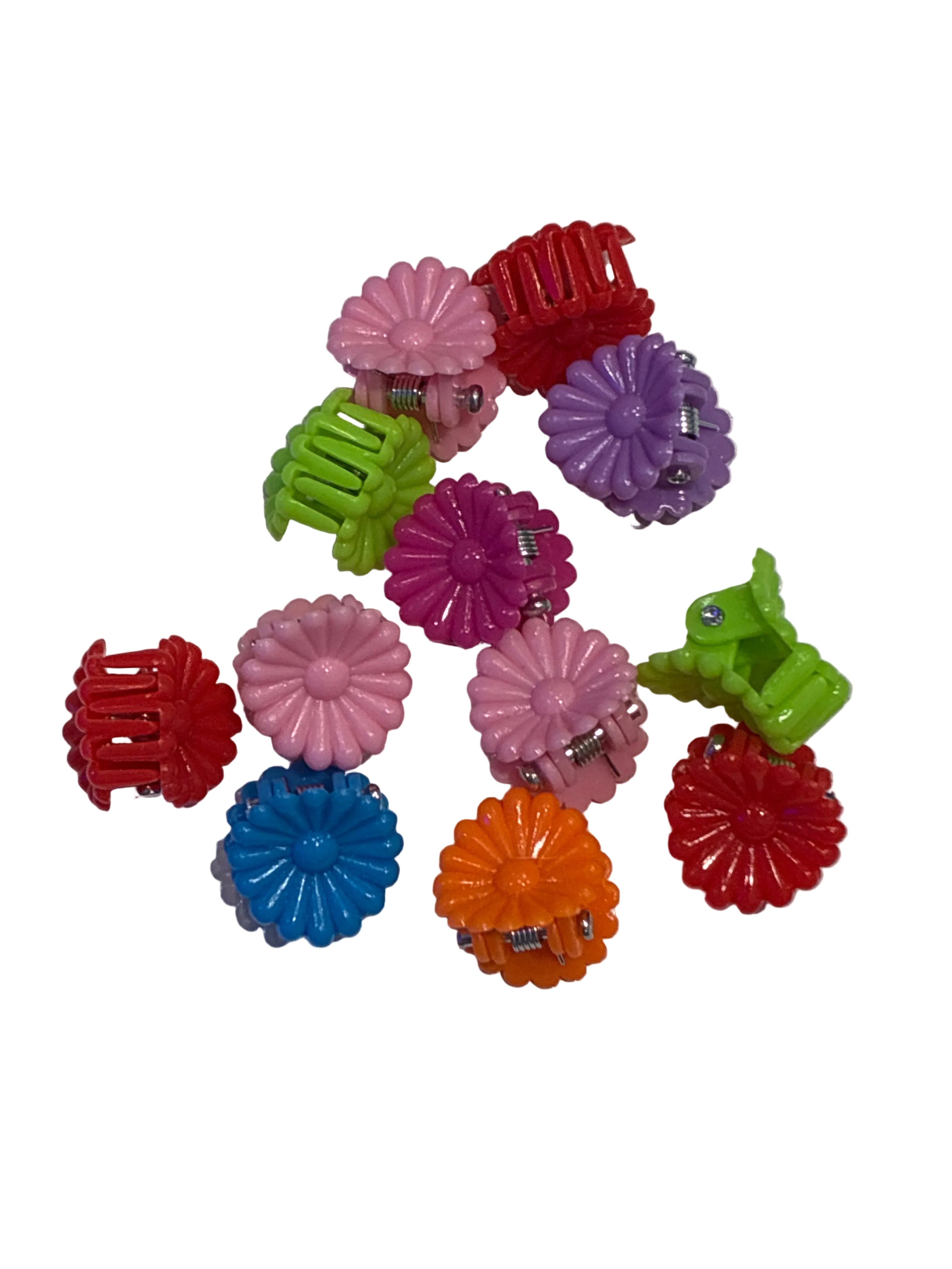 Chrysanthemum Mini Clips - Assorted Colors