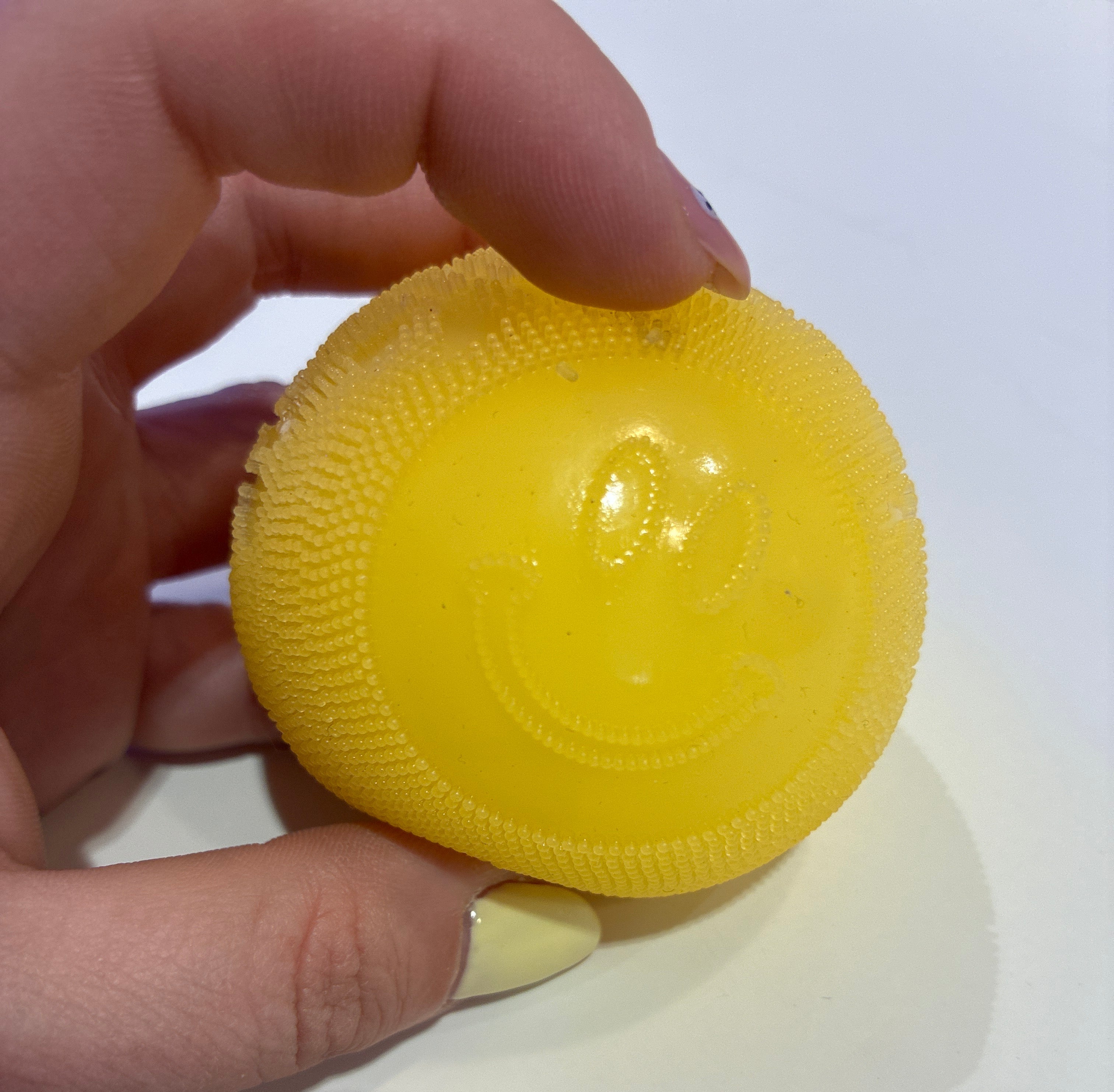 Kids Charm Online Squishy Fuzz Ball - Yellow