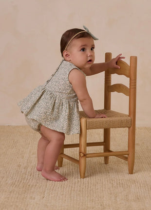 Skirted Tank Romper || Green Garden