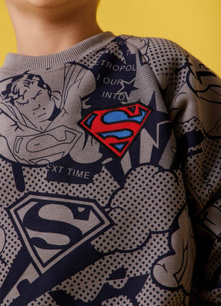 Superman Fleece Grey 2 Piece Set