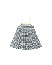 Lea Dress || Navy Stripe