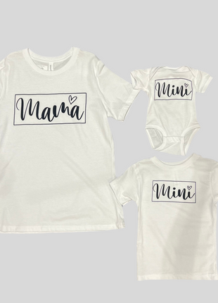 Little Ooma Mama Tee, Mini Tee & Onesie