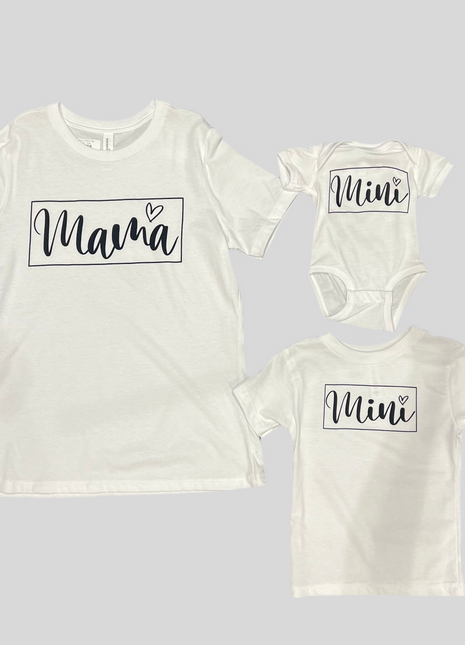 Little Ooma Mama Tee, Mini Tee & Onesie