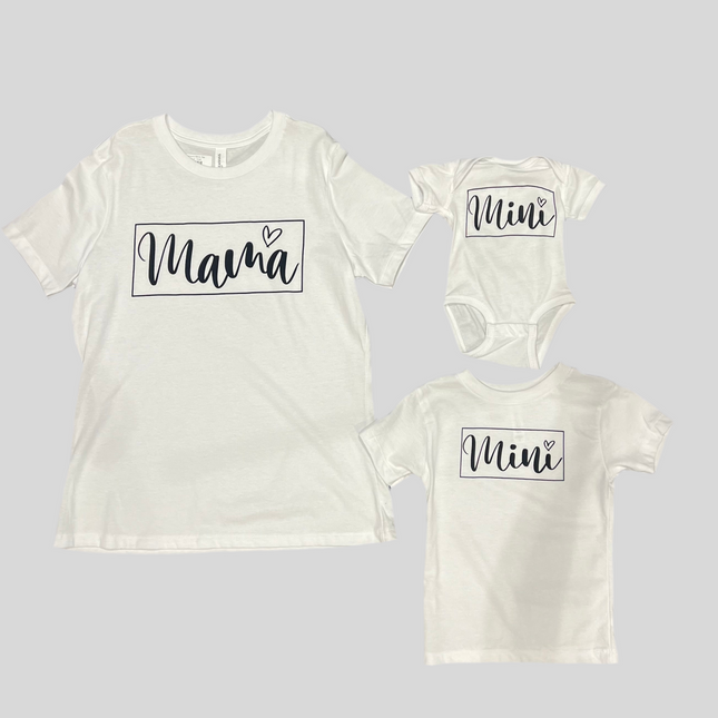 Little Ooma Mama Tee, Mini Tee & Onesie