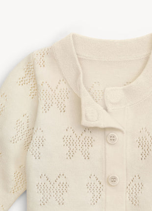 Magnetic Me White Butterfly Magnetic Cardigan 