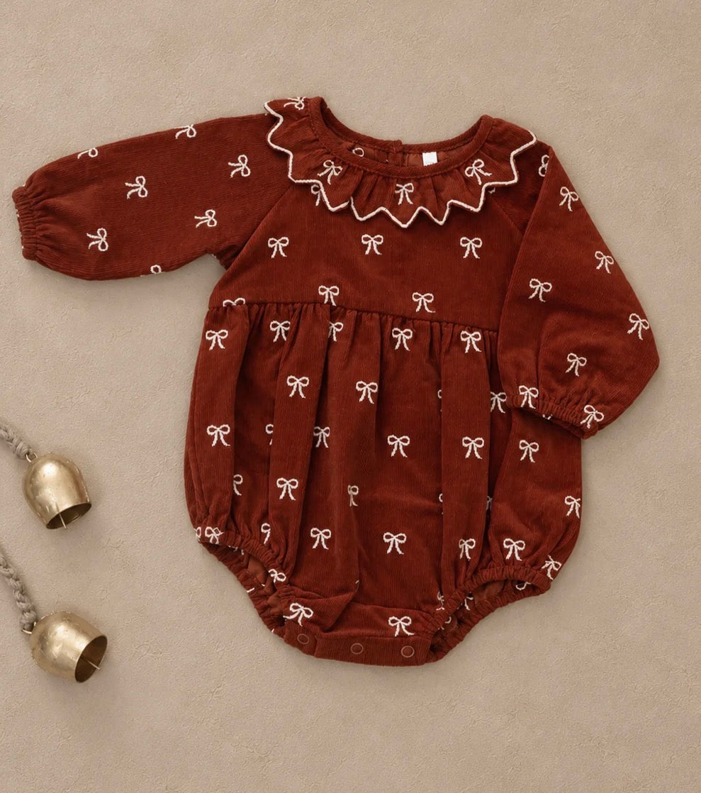 Rylee & Cru Freya Romper || Bows
