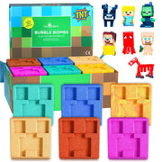 Two Sisters Spa Block Builder Bath Bombs Gift Set For Kids (6 Pack)