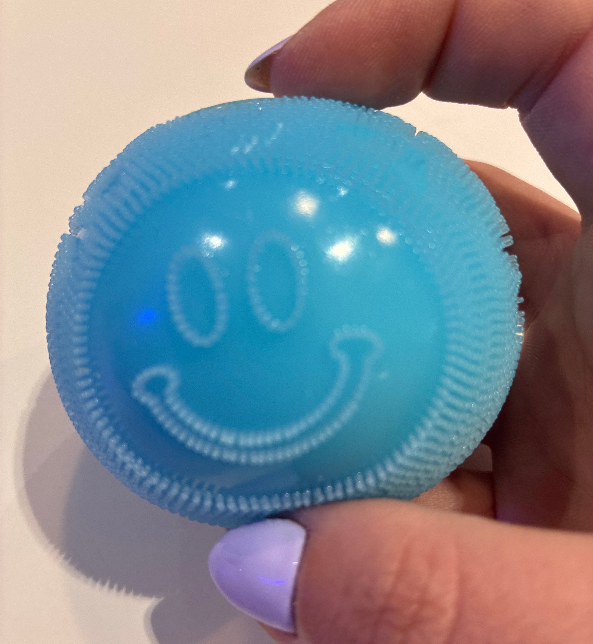 Kids Charm Online Squishy Fuzz Ball - Blue