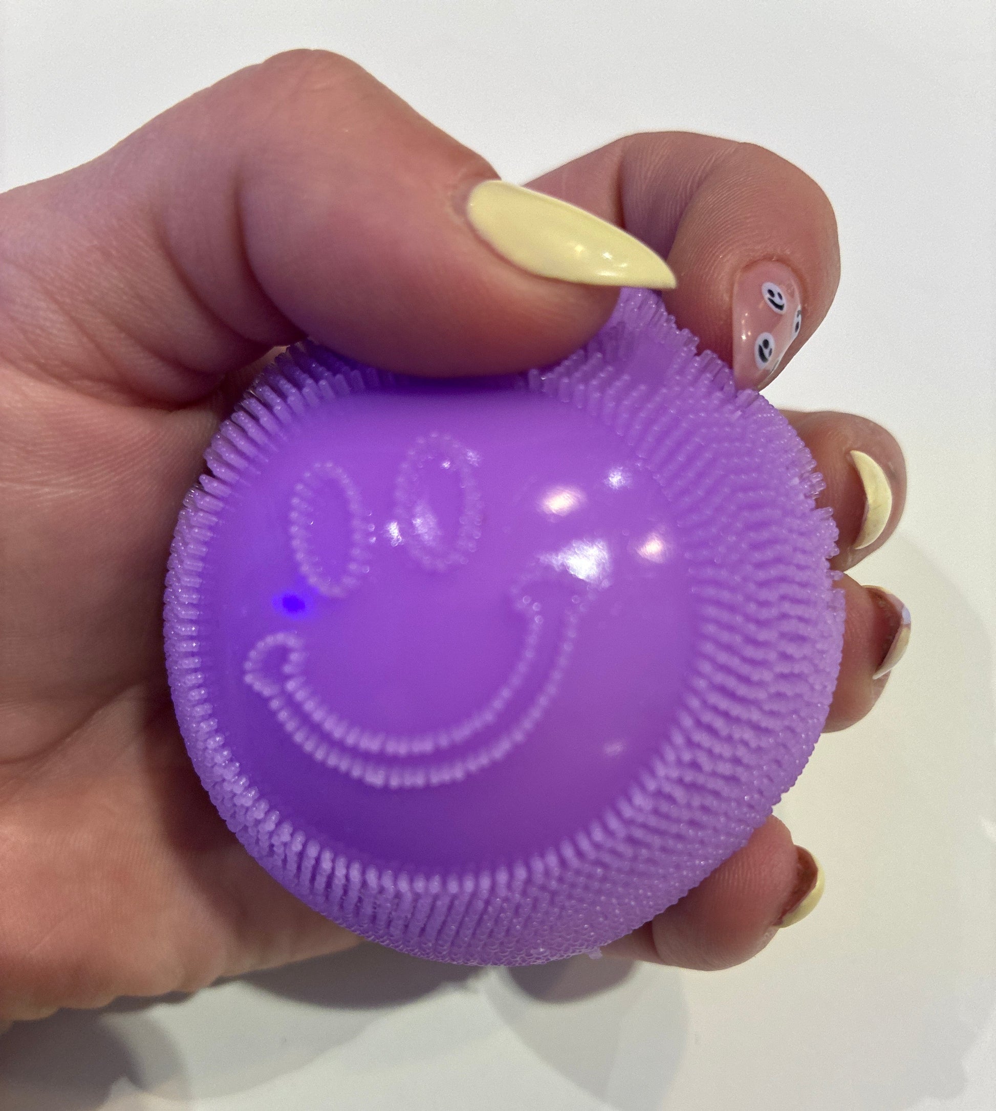 Kids Charm Online Squishy Fuzz Ball - Purple