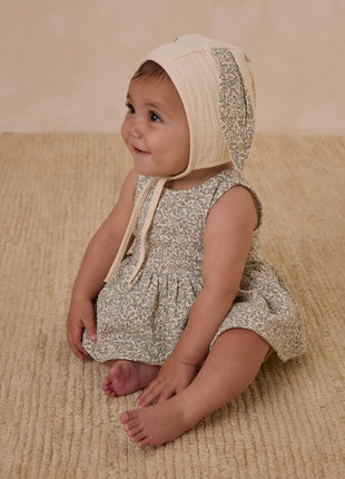 Skirted Tank Romper || Green Garden