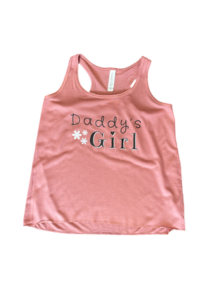 Daddy's Girl Racerback Tank Mauve
