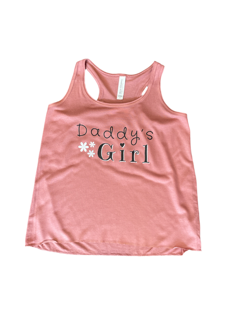 Daddy's Girl Racerback Tank Mauve
