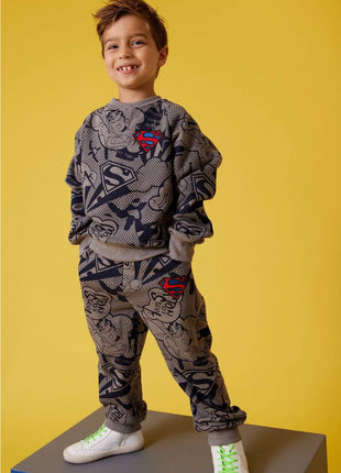 Superman Fleece Grey 2 Piece Set