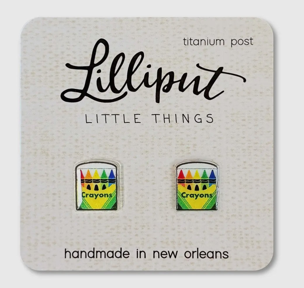 Lilliput Little Things Crayon Earrings 