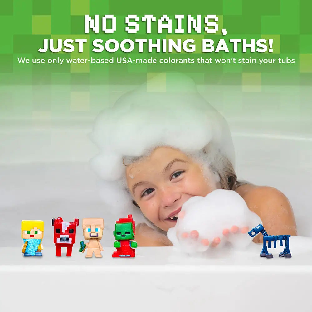Two Sisters Spa Block Builder Bath Bombs Gift Set For Kids (6 Pack)