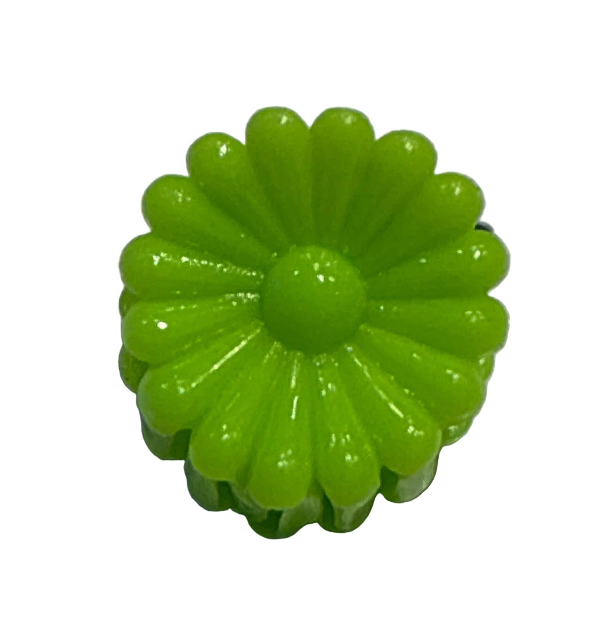 Chrysanthemum Mini Clips - Lime Green